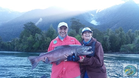 Fotos da pesca esportiva em Chaiten no Chile